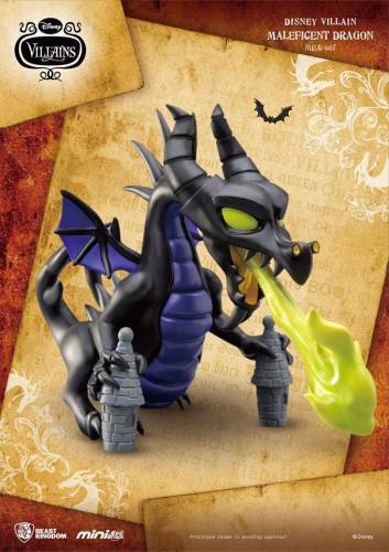 DISNEY VILLAINS - Mini figurka Egg Attack - Maleficent Dragon - 10 cm