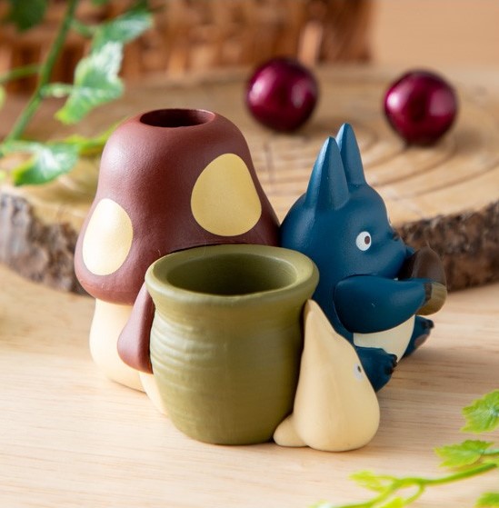 MY NEIGHBOR TOTORO - Niebiesko-biały Totoro - Długopis z figurką 4,5 cm