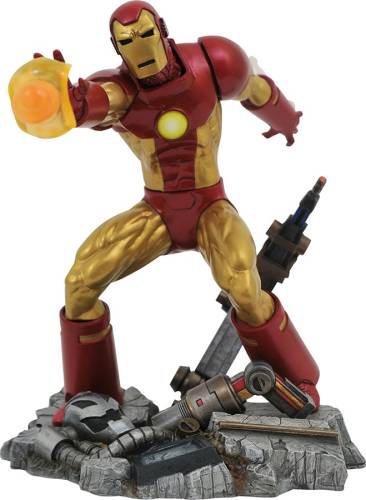 IRON MAN - Komiksowa statuetka PVC z galerii Marvela - 25 cm