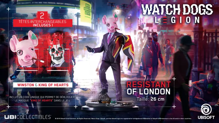 Figurka Watch Dogs Legion Odporny Londyn
