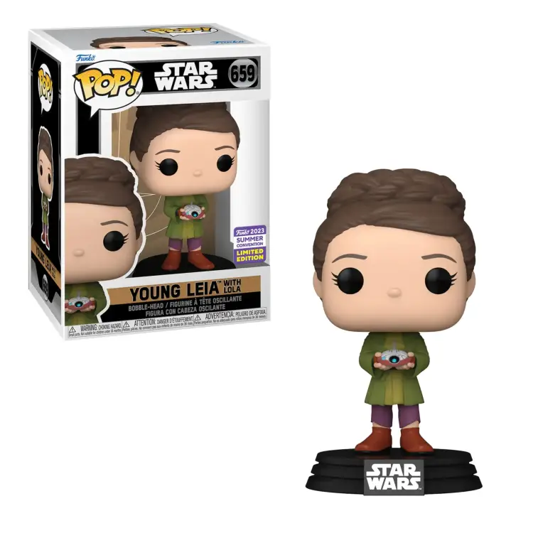 Funko POP! Star Wars: Obi-Wan Kenobi Young Leia with Lola (SDCC 2023 Exclusive)