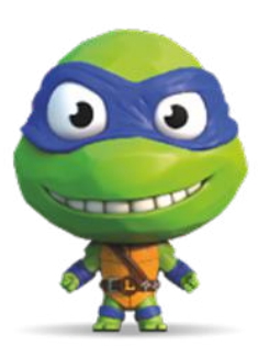 TEENAGE MUTANT NINJA TURTLES - Leonardo - Elastyczna figurka 10 cm