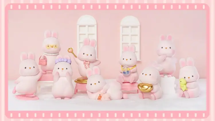 MOMO BUNNY - Daily Series - Blind Box 9 figurek w zestawie 10 cm