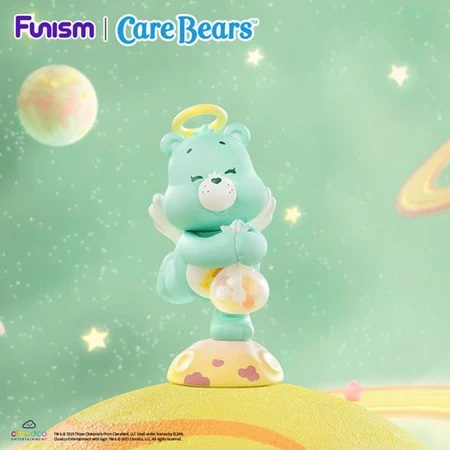 CARE BEARS - Planeta Radości - Zestaw 8 figurek w ciemnym pudełku 12 cm