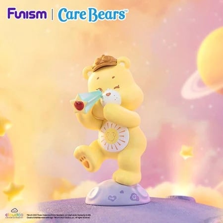 CARE BEARS - Planeta Radości - Zestaw 8 figurek w ciemnym pudełku 12 cm