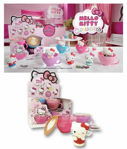 HELLO KITTY - Tajemnicza kapsułka cappuccino (display 8 szt.)