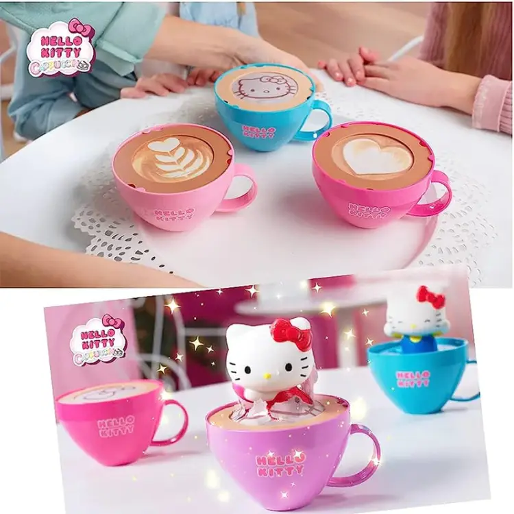 HELLO KITTY - Tajemnicza kapsułka cappuccino (display 8 szt.)
