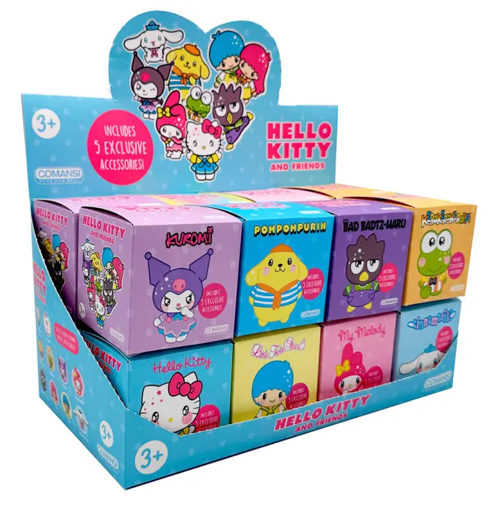 HELLO KITTY & Przyjaciele - Zestaw 16 figurek - 2,4 cala