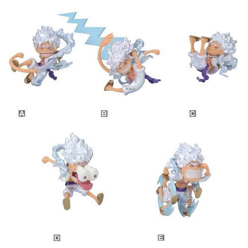 ONE PIECE - WCF Luffy Gear 5 Metallic - Assortiments 12 Figurka 7cm