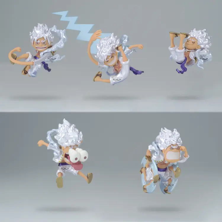 ONE PIECE - WCF Luffy Gear 5 Metallic - Assortiments 12 Figurka 7cm