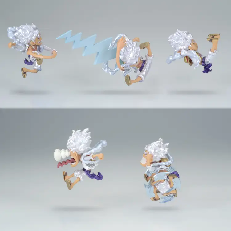 ONE PIECE - WCF Luffy Gear 5 Metallic - Assortiments 12 Figurka 7cm