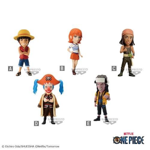 ONE PIECE NETFLIX - WCF Vol.1 - Asortyment 12 figurek 7 cm
