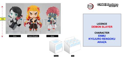 DEMON SLAYER - Figurka ChibiMasters 8 cm - Vol 2 "Pudełko 12 szt.