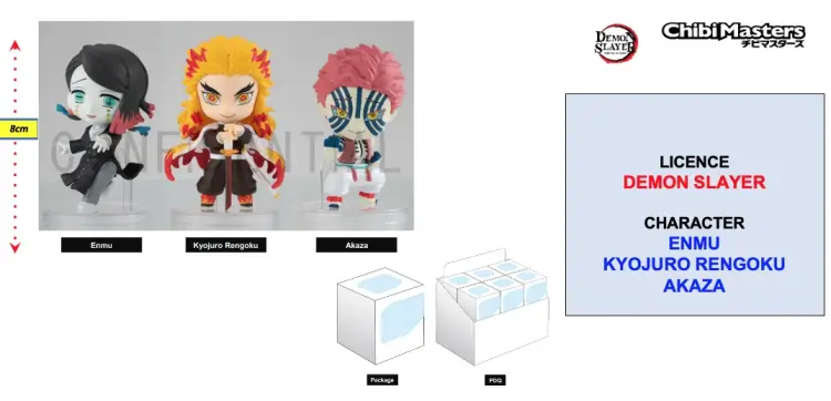 DEMON SLAYER - Figurka ChibiMasters 8 cm - Vol 2 "Pudełko 12 szt.