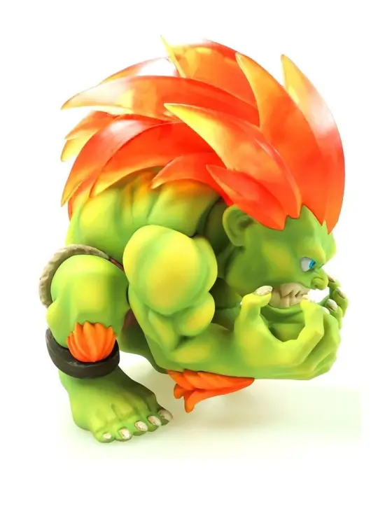 STREET FIGHTER - T.N.C-05 - Figurka BLANKA + Diaporma LED