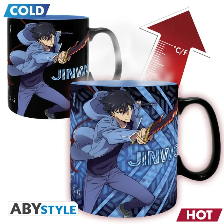SOLO LEVELING - Jinwoo & Igris - Kubek termiczny 460ml