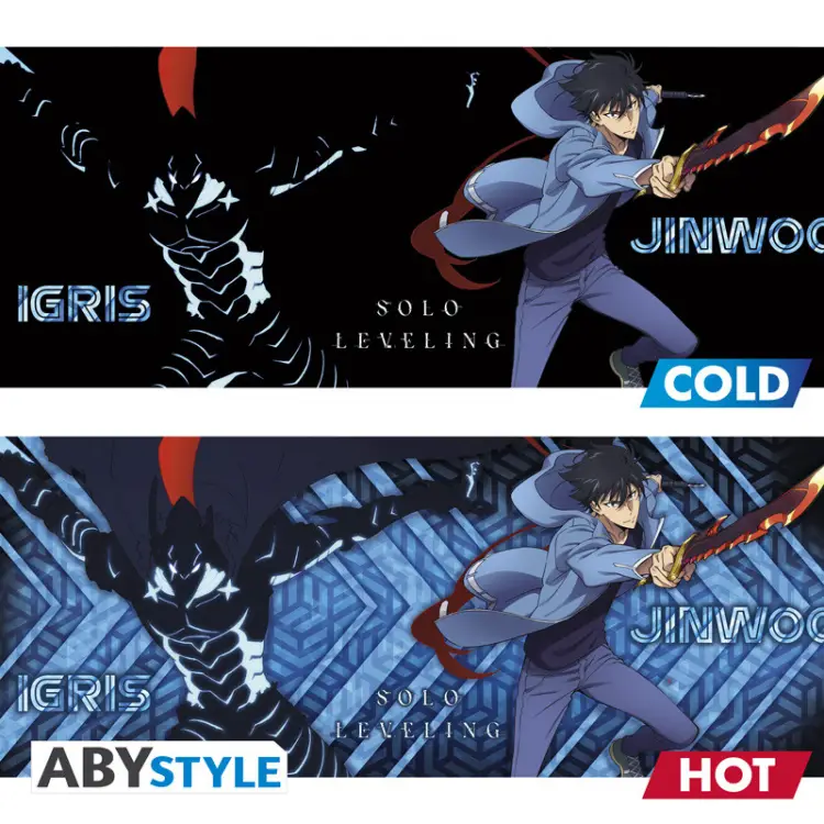 SOLO LEVELING - Jinwoo & Igris - Kubek termiczny 460ml
