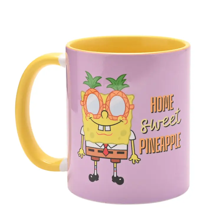 SPONGEBOB - Home Sweet Pineapple - Wewnętrzny kolorowy kubek - 11 uncji