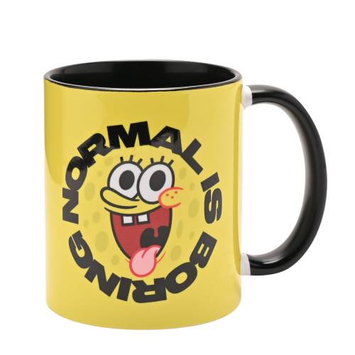 SPONGEBOB - Normal is Boring - Wewnętrzny kolorowy kubek - 11oz
