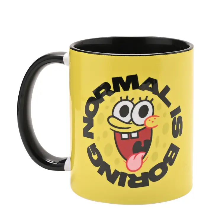 SPONGEBOB - Normal is Boring - Wewnętrzny kolorowy kubek - 11oz