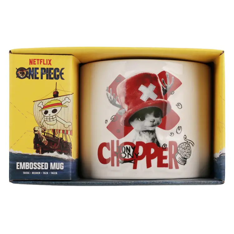 ONE PIECE NETFLIX - Chopper - wytłaczany kubek 13 uncji