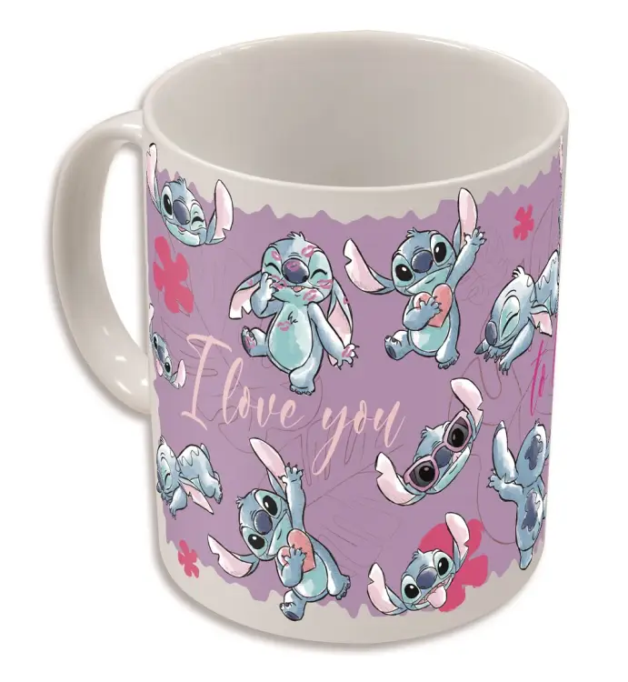STITCH - I Love U - Kubek termiczny - 11 Oz