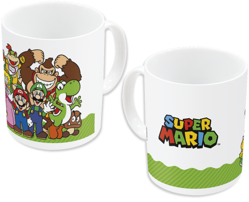 SUPER MARIO - Przyjaciele - Kubek ceramiczny 11 uncji