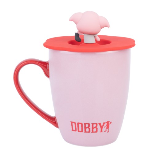 HARRY POTTER - Dobby - Kubek 350ml + silikonowa pokrywka z figurką 3D