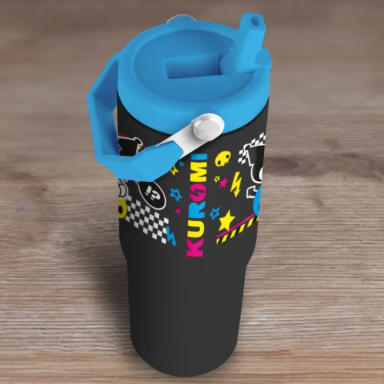 KUROMI - Kubek podróżny XL z uchwytem30oz