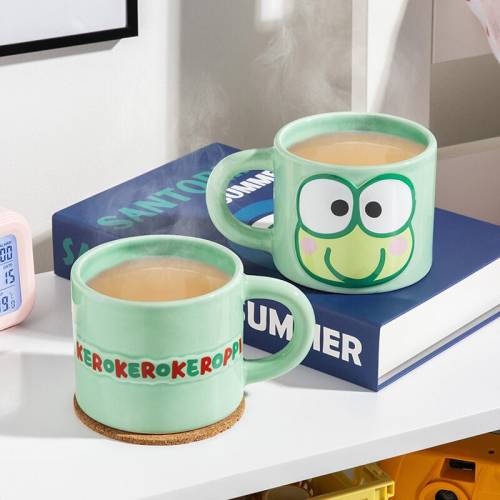 HELLO KITTY - Keroppi - Kubek tłoczony - 13oz