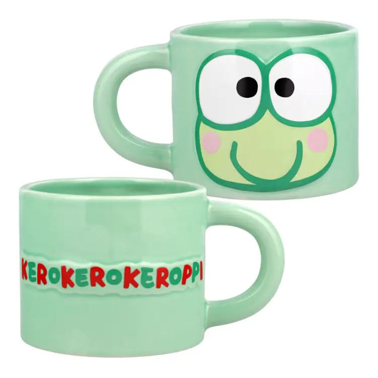 HELLO KITTY - Keroppi - Kubek tłoczony - 13oz