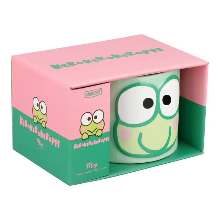 HELLO KITTY - Keroppi - Kubek tłoczony - 13oz