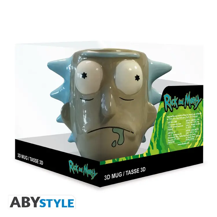 RICK & MORTY - Rick Sanchez - Kubek 3D 500ml