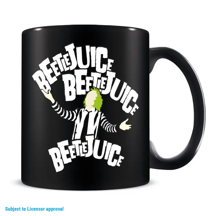 BEETLEJUICE - Beetlejuice Beetlejuice - kubek 315 ml i skarpetki 41-45