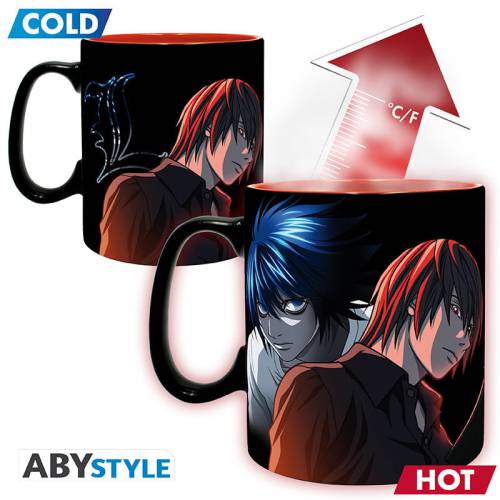 DEATH NOTE - L & Light - Kubek Heat Change 460ml