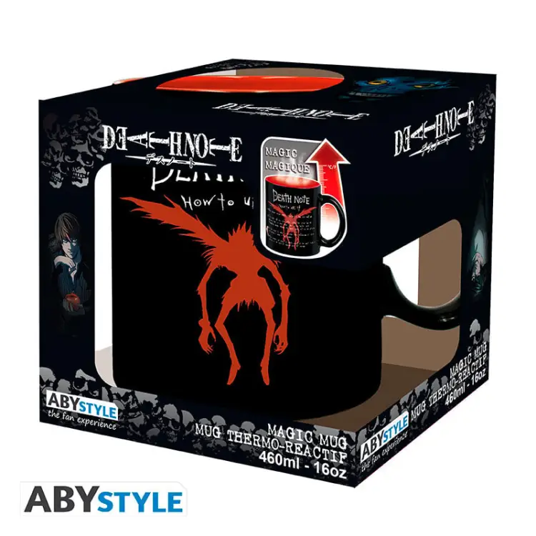 DEATH NOTE - L & Light - Kubek Heat Change 460ml