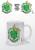 HARRY POTTER - Kubek - 300 ml - Szablon Slytherinu