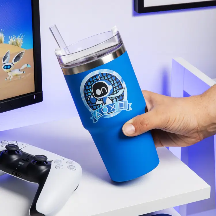ASTRO BOT - Kubek podróżny XL ze słomką