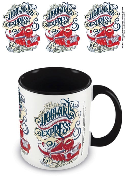 HARRY POTTER - kolorowy kubek wewnętrzny - Hogwarts Express Black