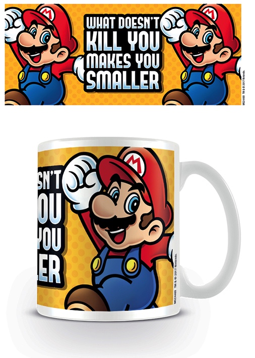 NINTENDO - Kubek - 300 ml - Super Mario czyni cię mniejszym