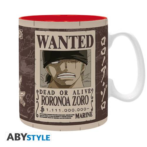 ONE PIECE - Zoro Wanted - Kubek 460ml