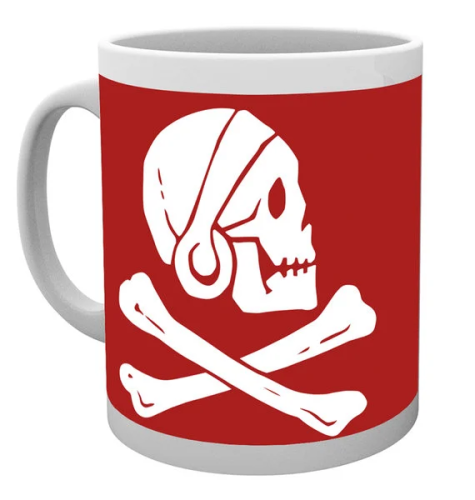 UNCHARTED 4 - Kubek - 300 ml - Czerwona Czaszka
