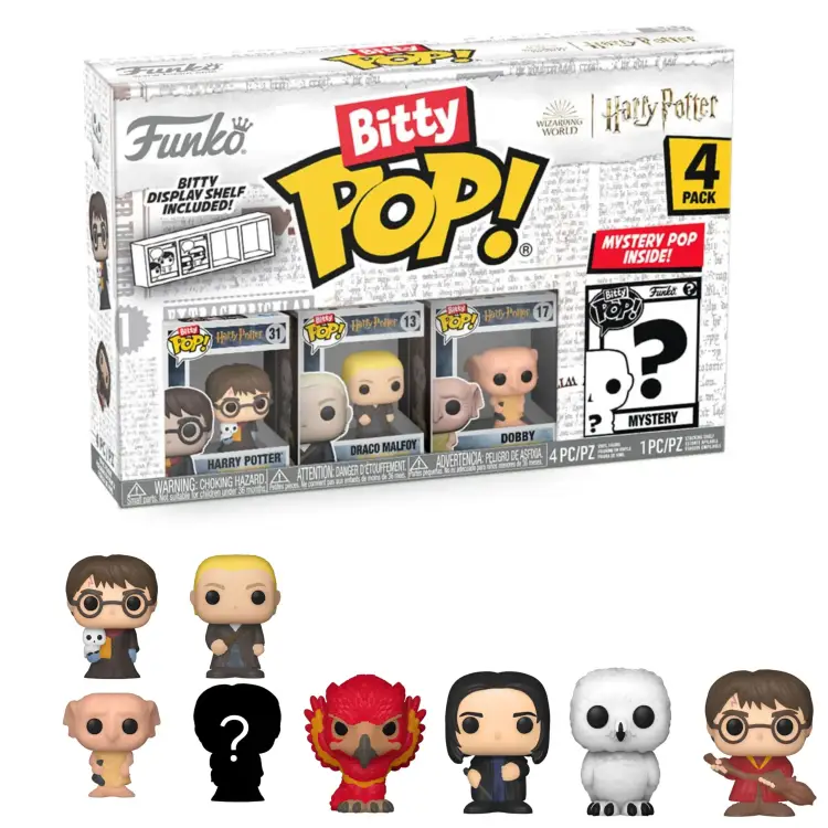 Funko Bitty POP - Harry Potter dobby 4-Pack