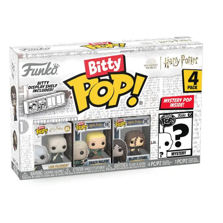 Funko Bitty POP - Voldemort Harry Potter dobby 4-Pack
