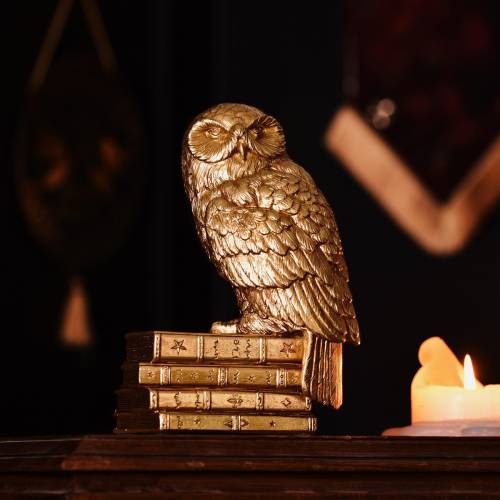 HARRY POTTER - Hedwige - Złota figurka 20 cm