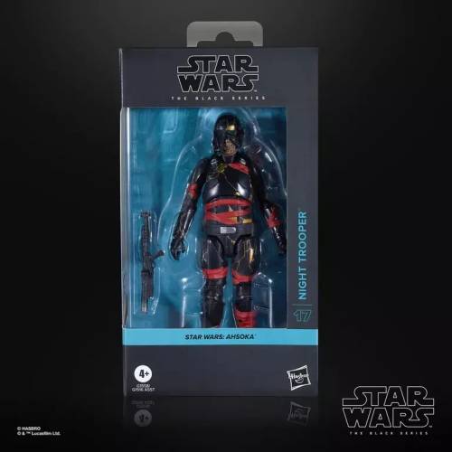 STAR WARS AHSOKA - Night Trooper - Figurka z czarnej serii 15 cm