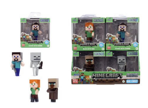 MINECRAFT - Zestaw figurek 2,5" - 4 modele - 12 elementów - fala 4