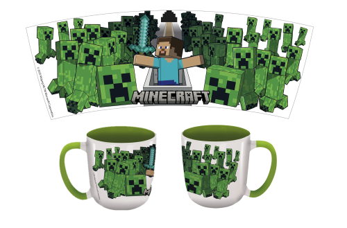 MINECRAFT - Survival Mode - Kubek Elite z kolorowym wnętrzem - 13Oz