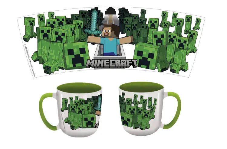 MINECRAFT - Survival Mode - Kubek Elite z kolorowym wnętrzem - 13Oz