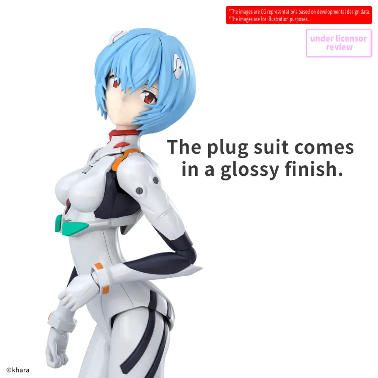 EVANGELION - 30MP Rei Ayanami (kombinezon z zatyczką) - Zestaw modelarski
